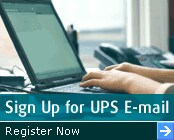 Sign Up for UPS E-mail