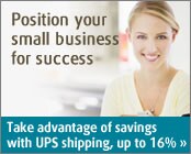 Take advantage of savings with UPS shipping, up to 16%