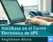 Sign Up for UPS E-mail